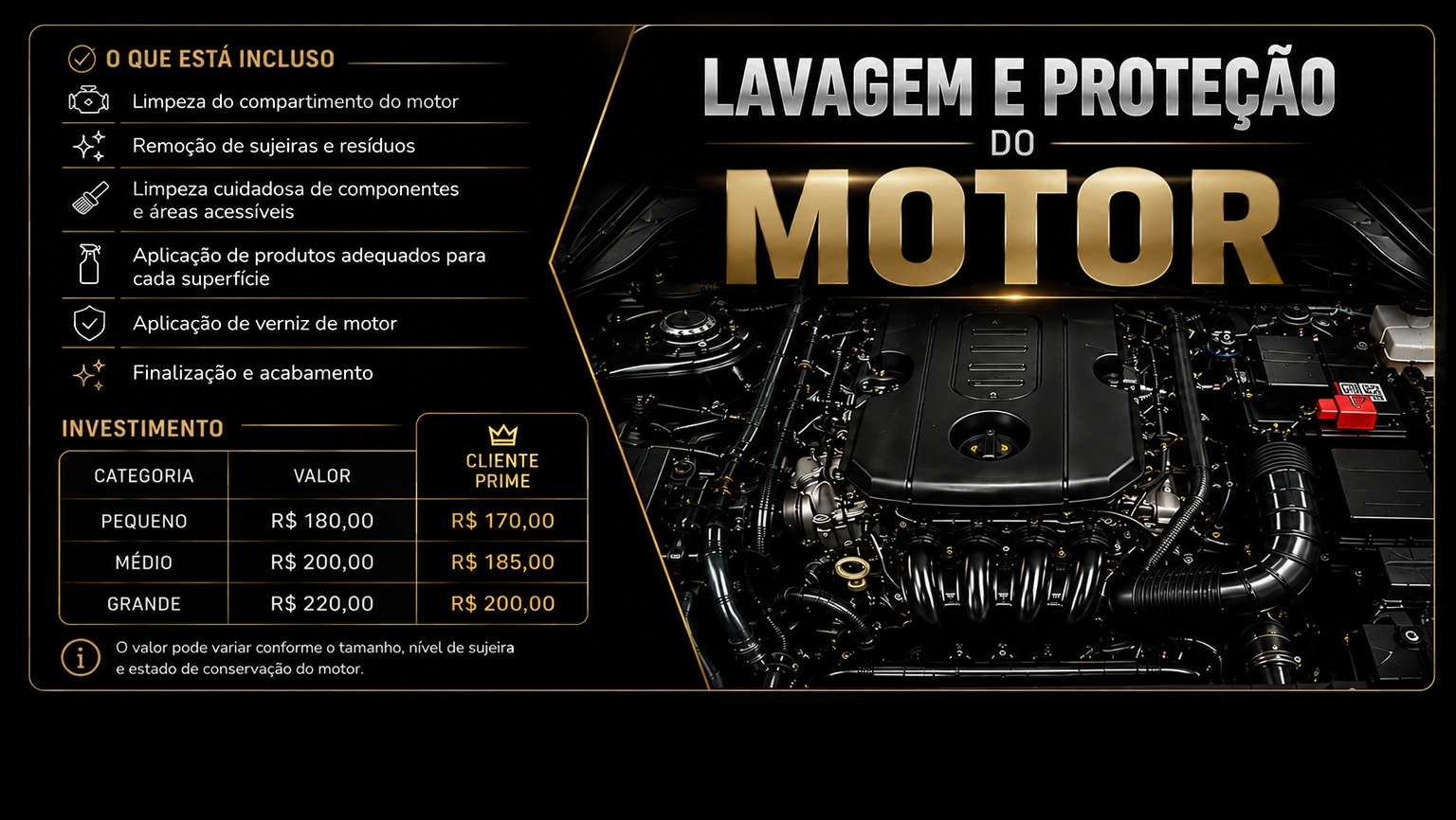 Lavagem de Motor