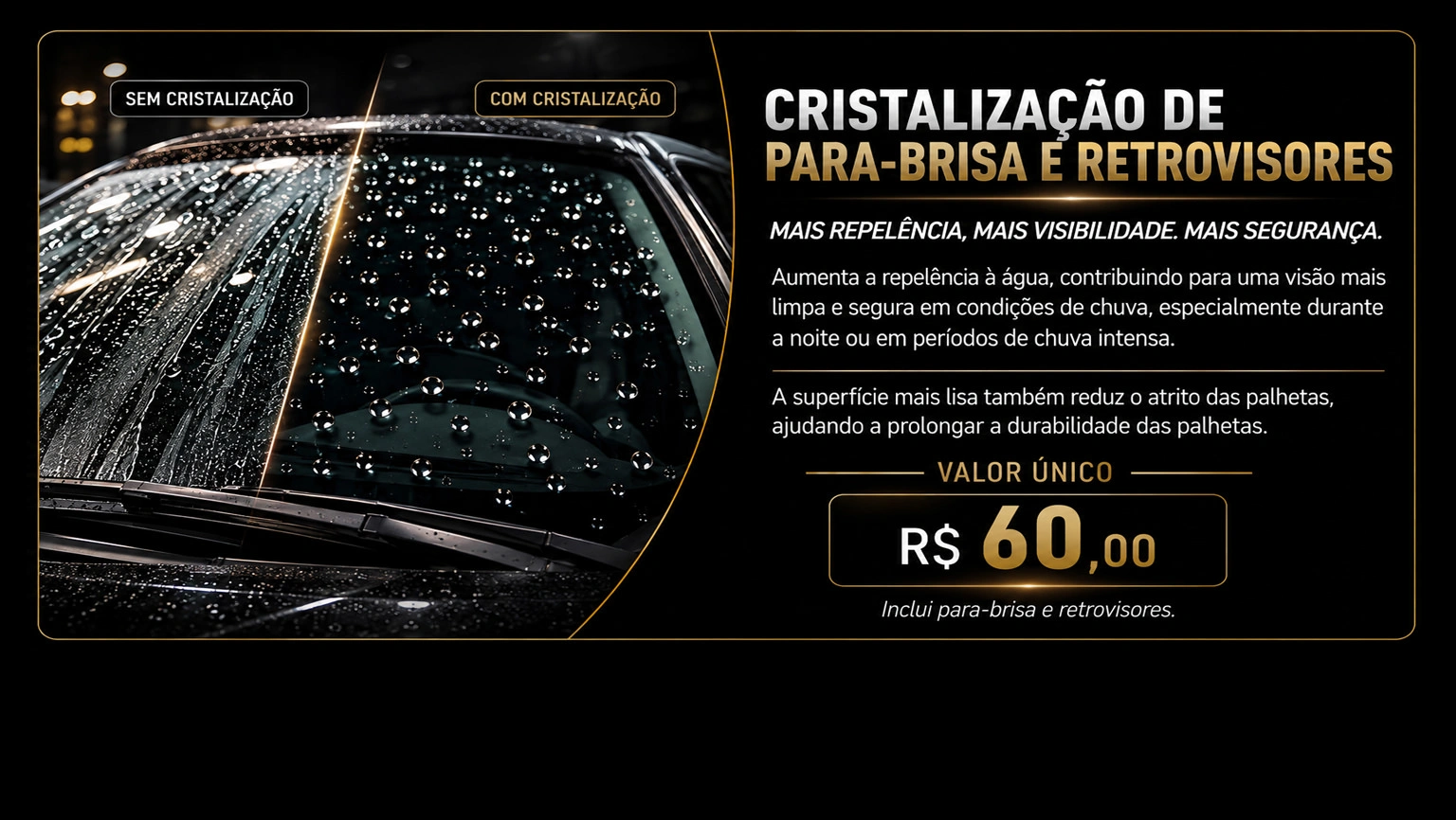 Cristalização de Para-brisa